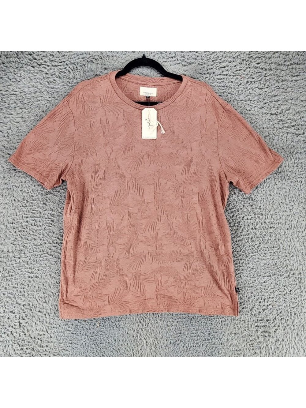 Civil Society Shirt Mens Medium Mauve Pink Sebastian Short Sleeve Tee *NWT*